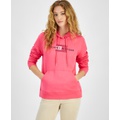 Womens Logo Graphic Pullover Hoodie