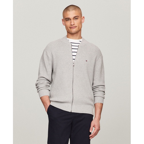 타미힐피거 Mens Zip Through Sweater