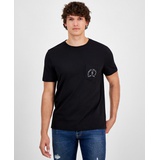 Mens Short Sleeve Crewneck Arch Pocket T Shirt