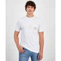 Mens Short Sleeve Crewneck Arch Pocket T Shirt