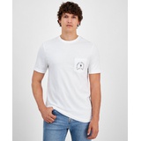 Mens Short Sleeve Crewneck Arch Pocket T Shirt