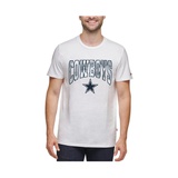 Mens White Dallas Cowboys Embroidered Patch T shirt