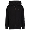 Big Boys Tommy Script Zip Front Soft Sherpa Hoodie