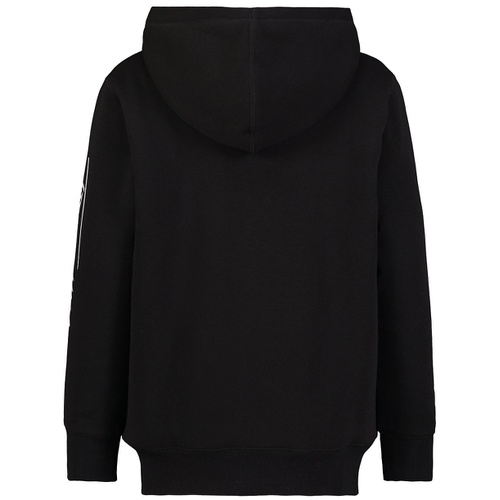 타미힐피거 Big Boys Tommy Script Zip Front Soft Sherpa Hoodie