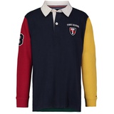 Toddler and Little Boys Color Block Polo Shirt