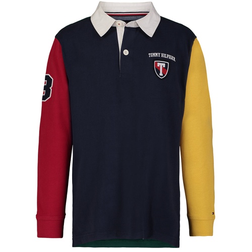 타미힐피거 Toddler and Little Boys Color Block Polo Shirt