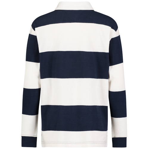 타미힐피거 Toddler and Little Boys Bold Stripe Polo Shirt