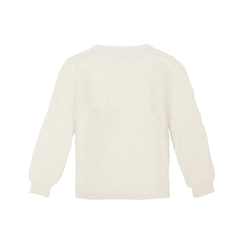타미힐피거 Big Girls Heritage Pointelle Sweater