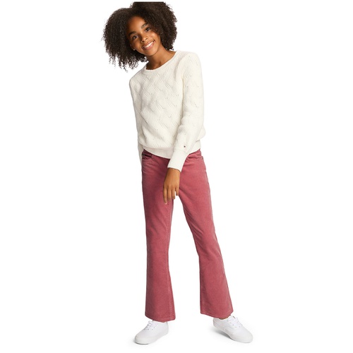 타미힐피거 Big Girls Heritage Pointelle Sweater