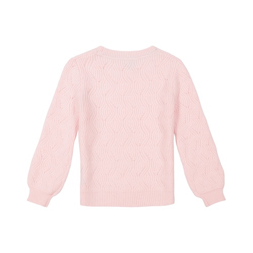 타미힐피거 Big Girls Heritage Pointelle Sweater