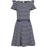 Big Girls Stripe Ruffle Dress