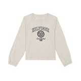 Big Girls Varsity Embroidered Long Sleeve Tee