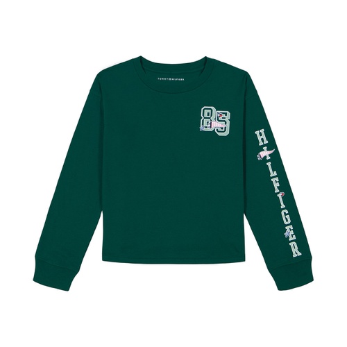 타미힐피거 Big Girls 85 Banner Long Sleeve Tee
