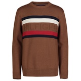 Big Boys Ottoman Stripe Crewneck Sweater