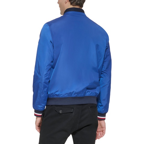 타미힐피거 Mens Lightweight Spring Bomber Jacket