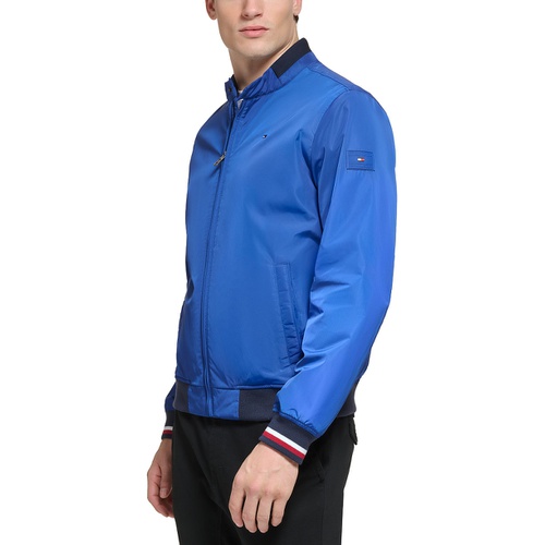 타미힐피거 Mens Lightweight Spring Bomber Jacket