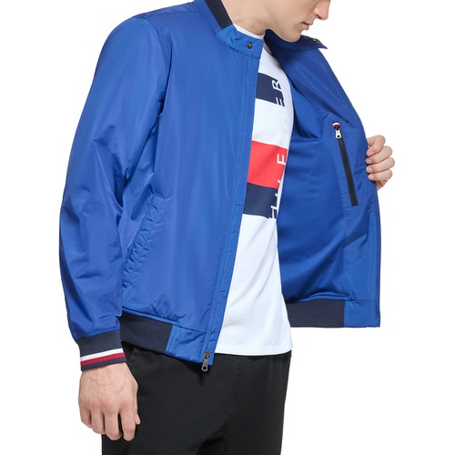 타미힐피거 Mens Lightweight Spring Bomber Jacket