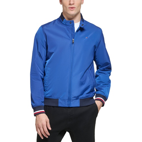 타미힐피거 Mens Lightweight Spring Bomber Jacket