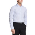 Mens TH Flex Slim Fit Wrinkle Free Stretch Twill Dress Shirt