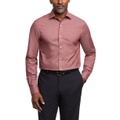 Mens Flex Regular Fit Wrinkle Resistant Stretch Twill Dress Shirt