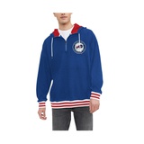 Mens Royal Buffalo Bills Aaron Quarter Zip Hoodie