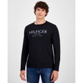 Mens Cotton Logo Long Sleeve T Shirt