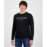 Mens Cotton Logo Long Sleeve T Shirt