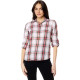 Womens Tommy Hilfiger Tartan Roll Tab Top