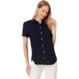 Womens Tommy Hilfiger Linen Blend Camp Shirt