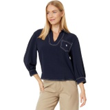 Womens Tommy Hilfiger Aero Split-Neck Popover