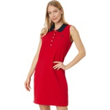 Womens Tommy Hilfiger Sleeveless Solid Polo Dress