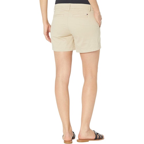 타미힐피거 Womens Tommy Hilfiger Hollywood 5 Chino Shorts