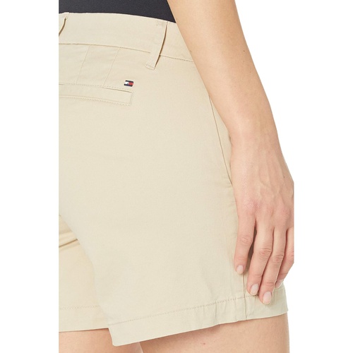 타미힐피거 Womens Tommy Hilfiger Hollywood 5 Chino Shorts