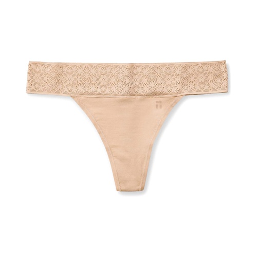  Tommy John Cool Cotton Thong, Lace Waist