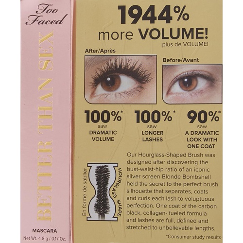  Too Faced Better Than Sex Mascara - Travel Size - .17 Ounces