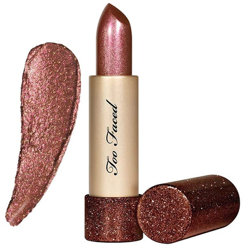  TOO FACED Throwback Metallic Sparkle Lipstick - Cheers to 20 Years Collection (That Girl)