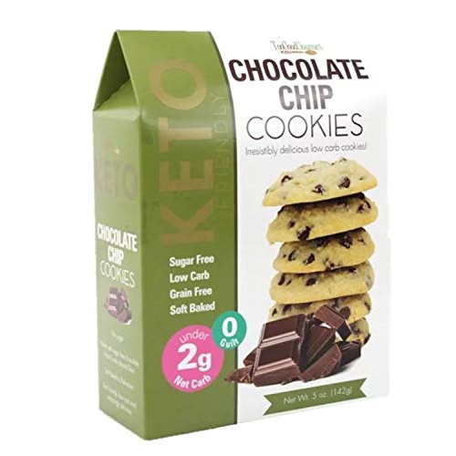  Too Good Gourmet Keto Cookies 5 Oz! Chocolate Chip Flavored Cookies! Low Carb, Sugar Free And Grain Free! Delicious Keto Friendly Cookies Perfect To Any Diet! Choose Your Flavor! (