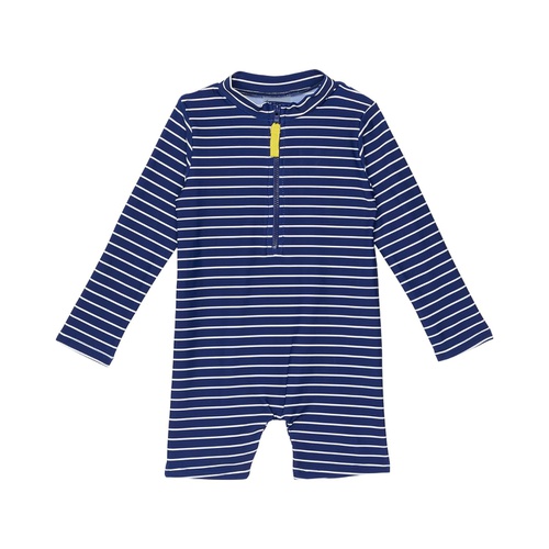  Toobydoo Blue Pinstripe Rashguard Sun Suit Upf50+ (Infantu002FToddler)