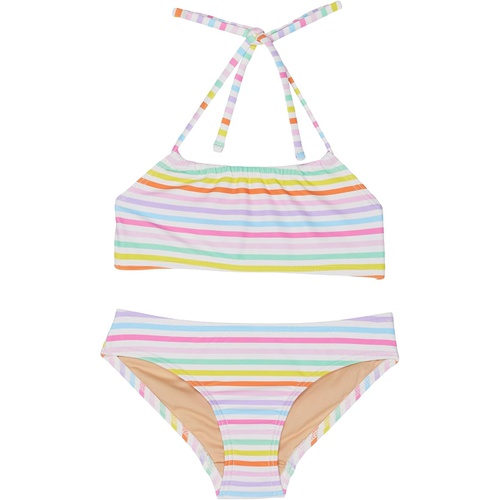  Toobydoo Rainbow Stripes Bandeau Bikini (Toddleru002FLittle Kidsu002FBig Kids)