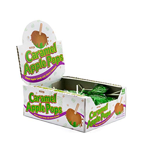  Tootsie Roll Caramel Pops Package APPLE 48 Count