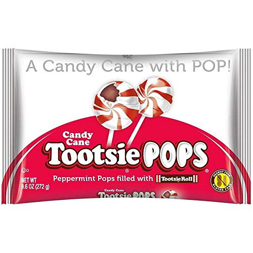  Tootsie Roll Candy Cane Tootsie Pops 9.6 Ounce