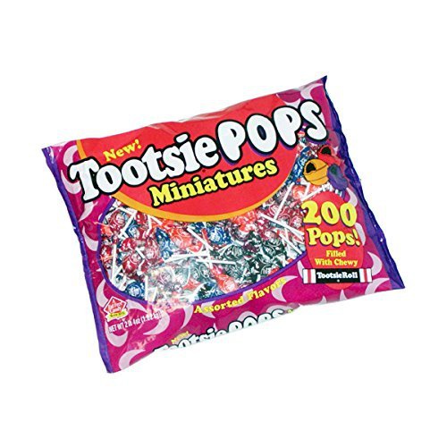  Tootsie Roll Tootsie Pops Miniatures, 36 Oz. Bag