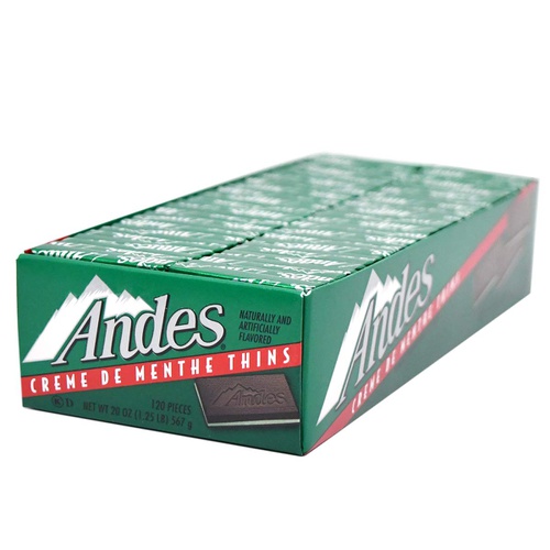  Tootsie Roll Andes Creme De Menthe Thin Mints, 120-Count Thins