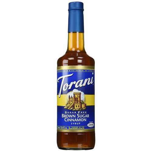  Torani Brown Sugar Cinnamon Syrup Sugar Free 25.4 Fl Oz (Pack of 1)