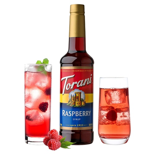  Torani Syrup, Raspberry, 25.4 Ounces (Pack of 4)