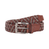 Torino Leather Co. 35 mm Braided Leather & Linen Stretch