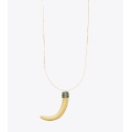 Tory Burch HORN PENDANT NECKLACE