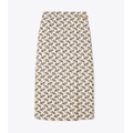 Tory Burch TWILL CREPE WRAP SKIRT