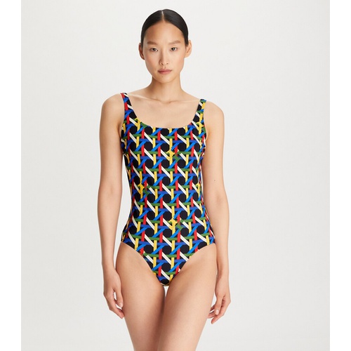 토리버치 Tory Burch PRINTED TANK SUIT