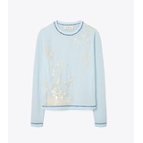 Tory Burch EMBELLISHED CREWNECK